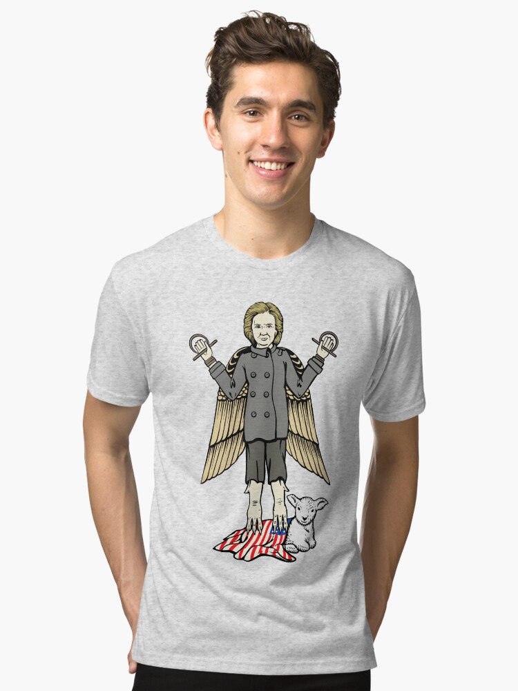 Alternate view of Hillary Lilith Clinton Tri-blend T-Shirt