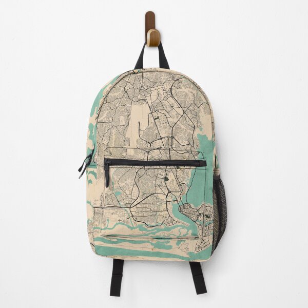 Item preview, Lagos City Map of Nigeria - Vintage designed and sold by deMAP.