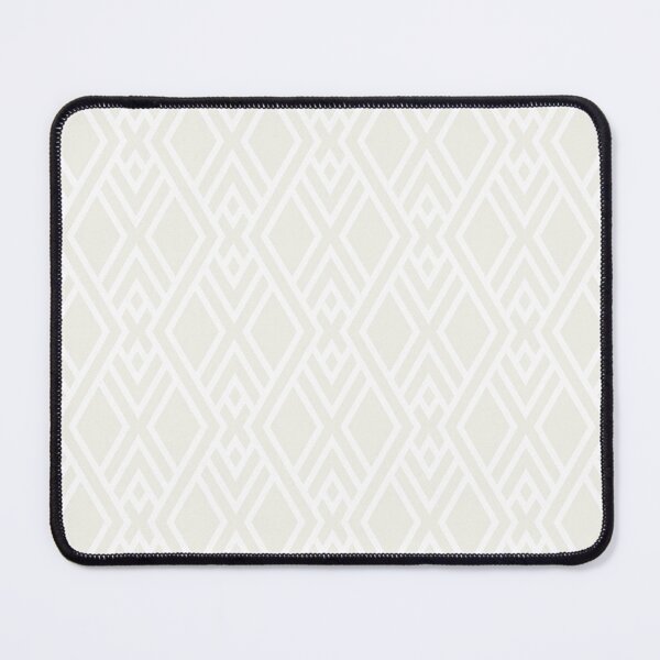 Item preview, Light Cream and White Tessellation Line Pattern 39 2022 Color Trends Behr Whisper White HDC-MD-08 - Trending Colours designed and sold by ColorOfTheYears.