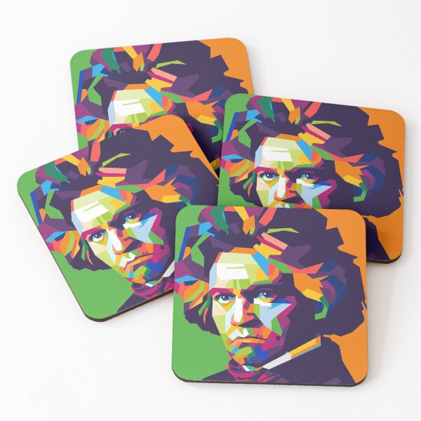 Item preview, Ludwig van Beethoven Pop Art Portrait designed and sold by Rifafin.