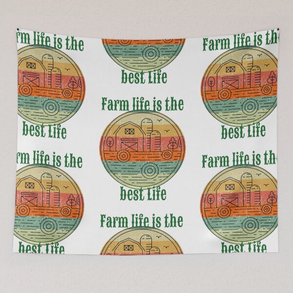 Item preview, Farm life is the best life designed and sold by KristenRising.