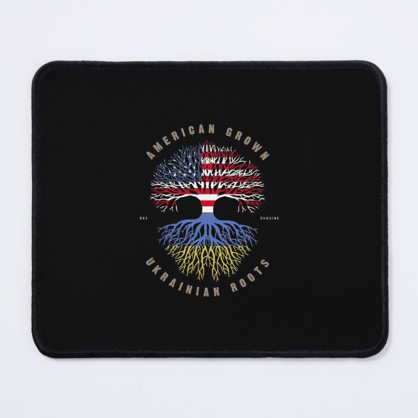 Item preview, American Grown Ukrainian Roots Ukraine Flag designed and sold by ferverena4.