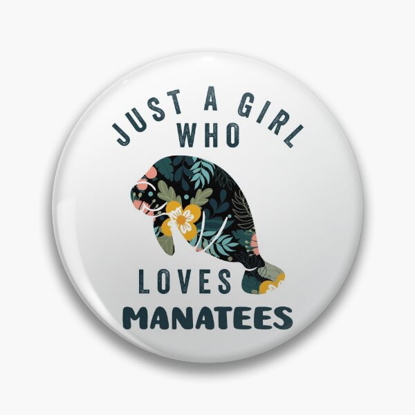 Item preview, Just A Girl Who Loves Manatees designed and sold by AmethystMurad.