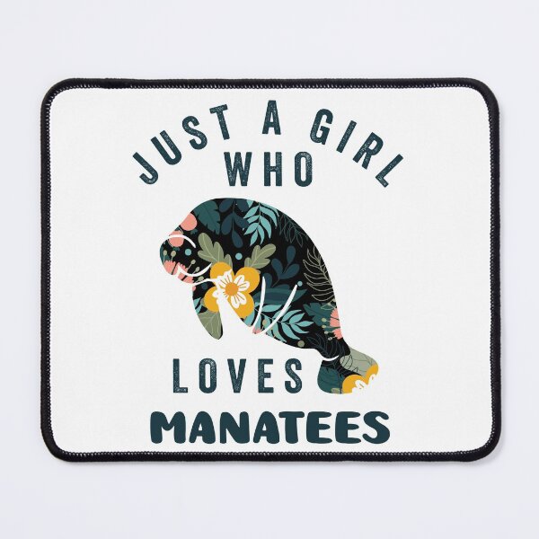 Item preview, Just A Girl Who Loves Manatees designed and sold by AmethystMurad.