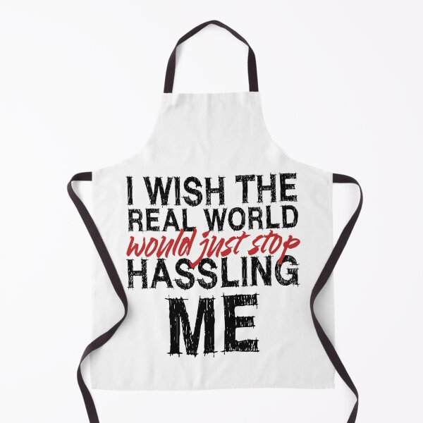 Item preview, I wish the real world would just stop hassling me - Matchbox Twenty - Real World - Quote designed and sold by CataRedBubble.
