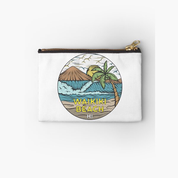 Item preview, Waikiki Beach Hawaii Vintage designed and sold by KrisSidDesigns.