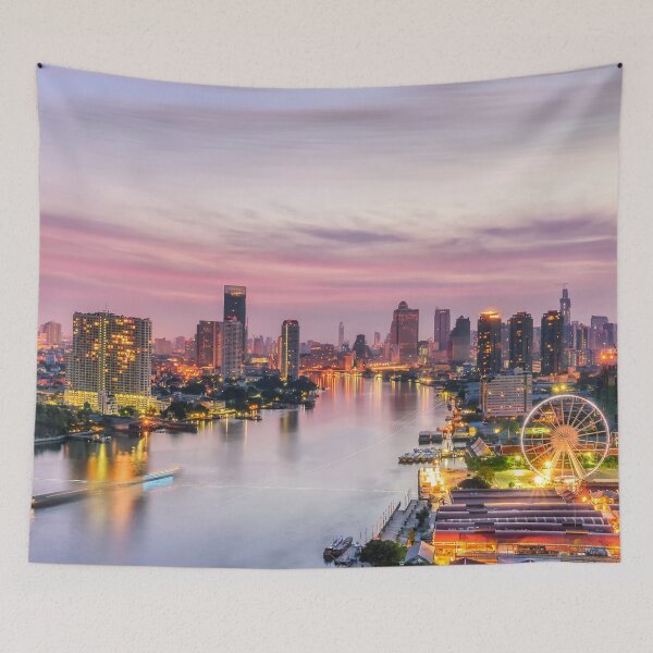Item preview,  Bankok,Thailand print,Canvas print, Bankok wall art,  Bankok Panoramic,widescreen prints,canvas wall art designed and sold by eyesight4vision.