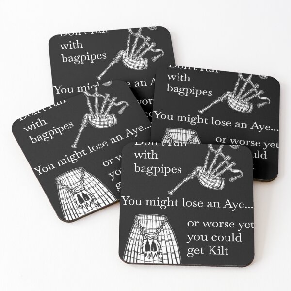 Item preview, Don't run with Bagpipes designed and sold by Braw-Merch.