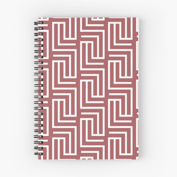 Item preview, Red and White Tessellation Line Pattern 2022 Color Trends Behr Lingonberry Punch M150-6 - Trending Colours designed and sold by ColorOfTheYears.