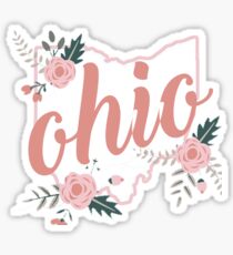 Ohio Floral Sticker