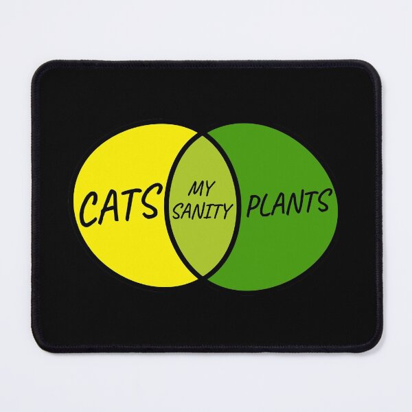 Item preview, Circle Diagram Cats and Plants equal My Sanity  designed and sold by plumpjose.