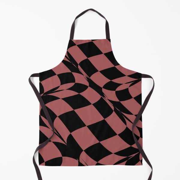 Item preview, Patrón de tablero de ajedrez distorsionado retro en rojo y negro Tendencias de color 2022 Behr Lingonberry Punch M150-6 - Colores de tendencia designed and sold by ColorOfTheYears.