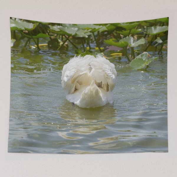Item preview, Swan rear view designed and sold by Zina Stromberg.