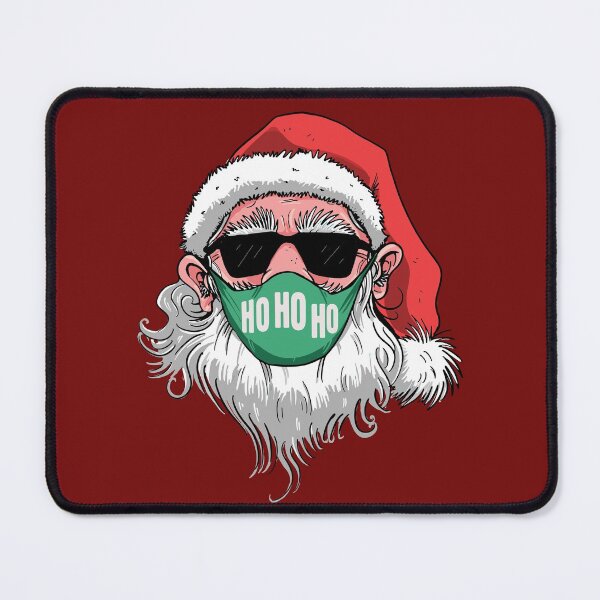 Item preview, Santa Claus Ho Ho Ho Merry Christmas Covid Mask designed and sold by MadMando.
