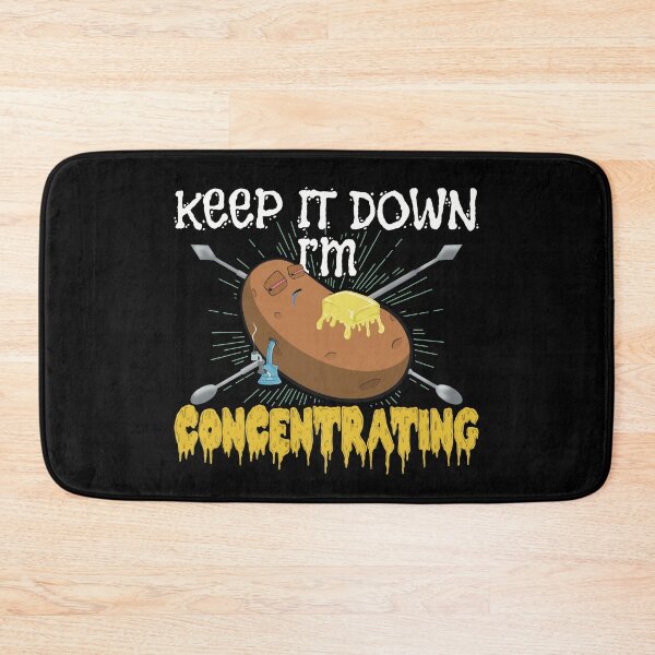 Item preview, Stoned baked potato cartoon-keep it down Im concentrating  designed and sold by YomeHayin.