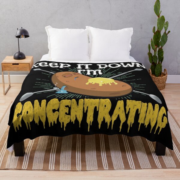 Item preview, Stoned baked potato cartoon-keep it down Im concentrating designed and sold by YomeHayin.