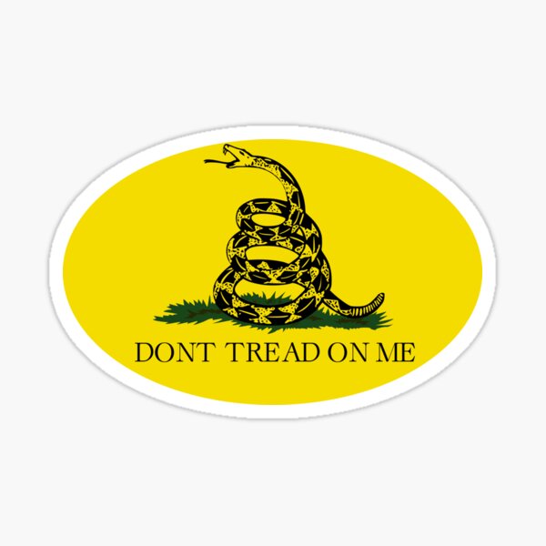 Item preview, Dont tread on Me OVAL designed and sold by FirstImpact.