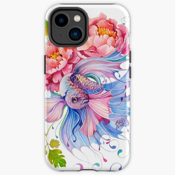 Flower Fish #1 iPhone Tough Case