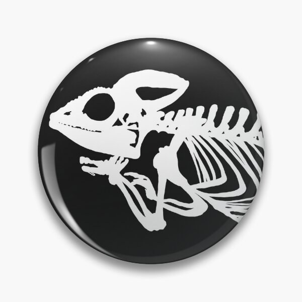 Item preview, Pride Halloween Reptile Skeleton Charmeleon Art (White) designed and sold by http3-14ka.