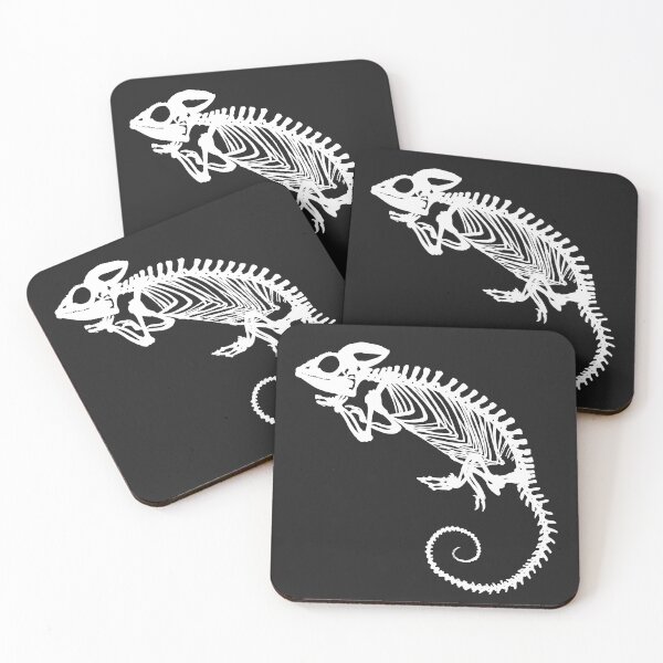 Item preview, Pride Halloween Reptile Skeleton Charmeleon Art (White) designed and sold by http3-14ka.