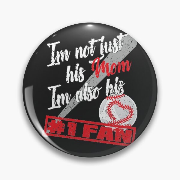 Item preview, Baseball Mom Number 1 Fan designed and sold by TrndSttr.
