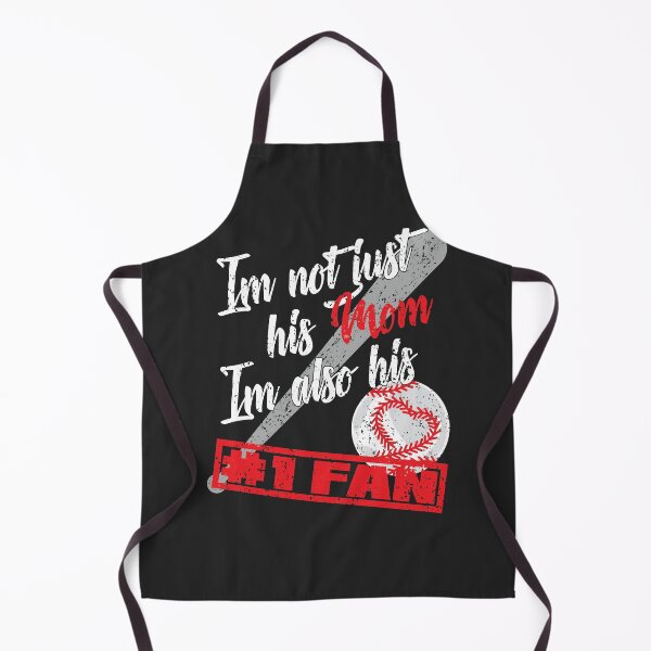Item preview, Baseball Mom Number 1 Fan designed and sold by TrndSttr.