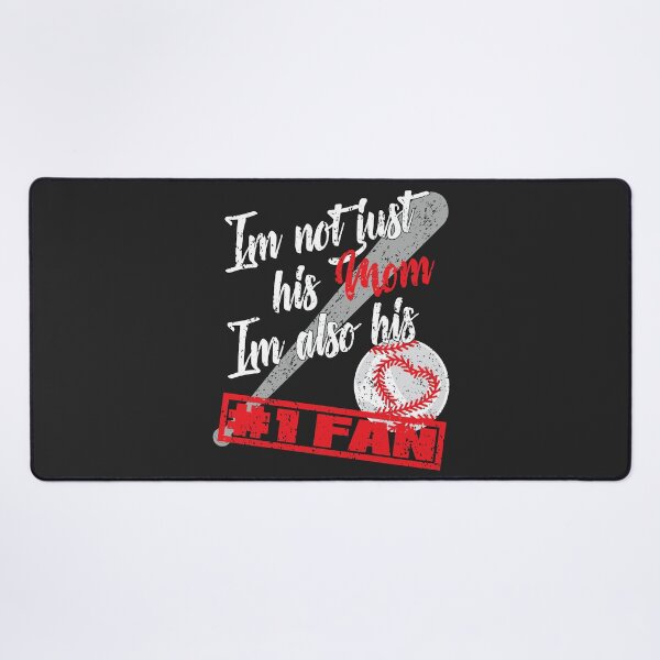 Item preview, Baseball Mom Number 1 Fan designed and sold by TrndSttr.