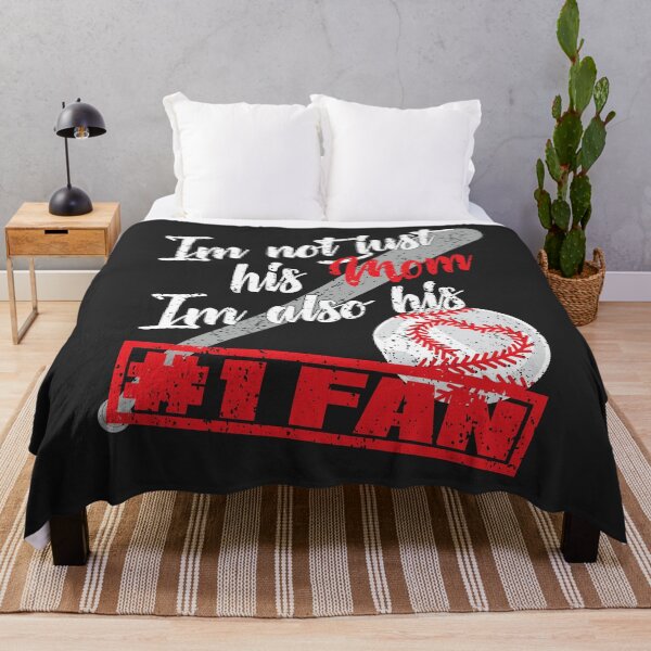 Item preview, Baseball Mom Number 1 Fan designed and sold by TrndSttr.
