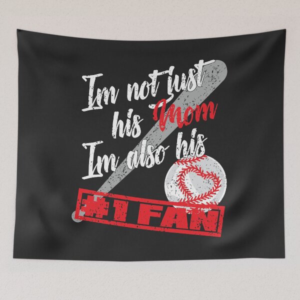 Artikelvorschau, Baseball Mom Nummer 1 Fan entworfen und verkauft von TrndSttr.