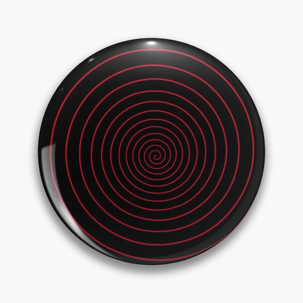 Artikelvorschau, hypnotischer Kreis rot entworfen und verkauft von TROUBLESHOOTS.