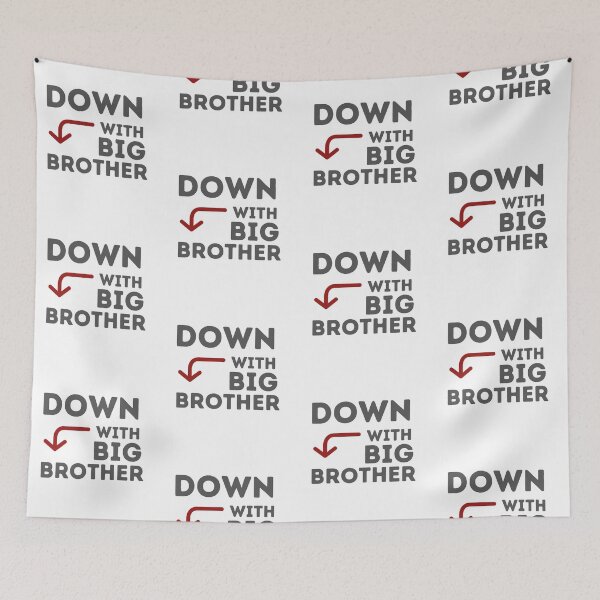 Item preview, Down with Big Brother designed and sold by Pr1mordia.