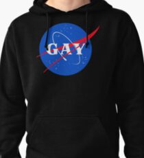 Nasa Gay Pride Logo Pullover Hoodie