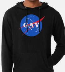 Nasa Gay Pride Logo Lightweight Hoodie