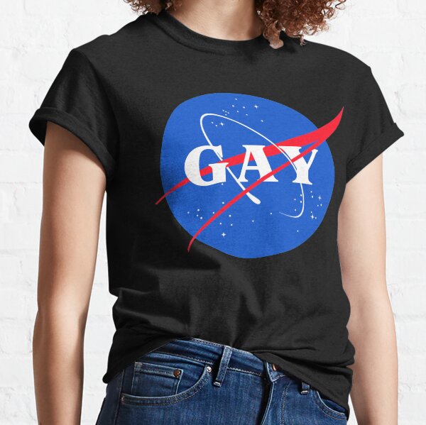 Nasa Gay Pride Logo T-shirt classique