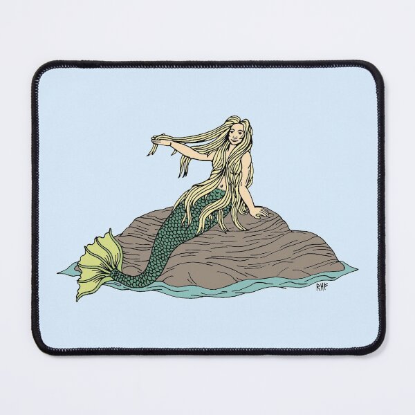 Item preview, Mermaid on Rocks designed and sold by Azure Lion Productions.