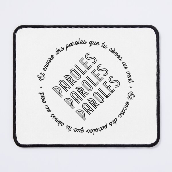 Item preview, Paroles Paroles Paroles (black) designed and sold by didijuca.