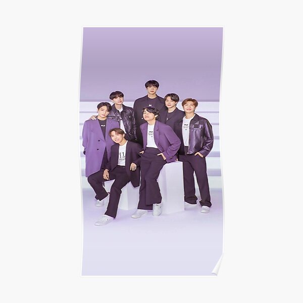 Bts Group Photo Poster For Sale By Coolpatterns Redbubble 1785