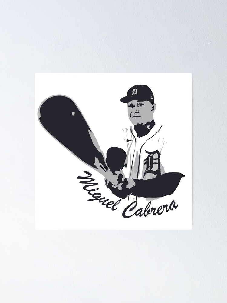 Miguel Cabrera Jersey Art Detroit Tigers MLB Wall Art Home 