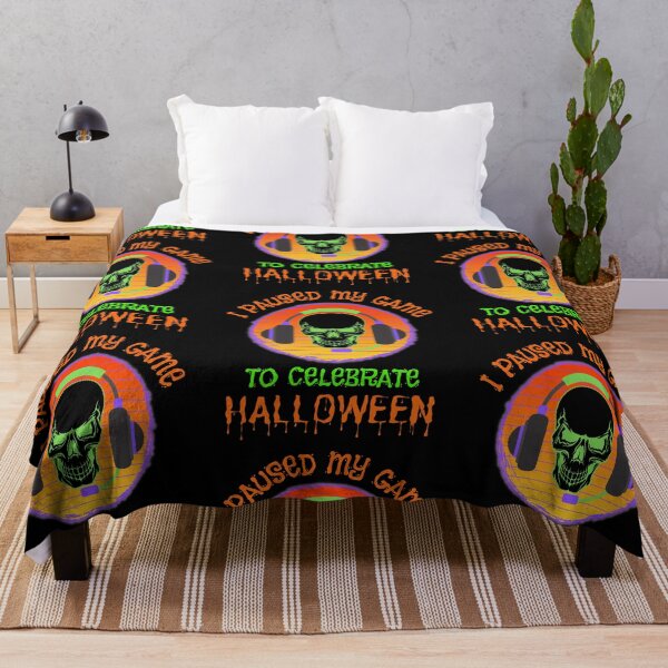 Item preview, I Paused My Game To Celebrate Halloween   designed and sold by WoodburyLake.
