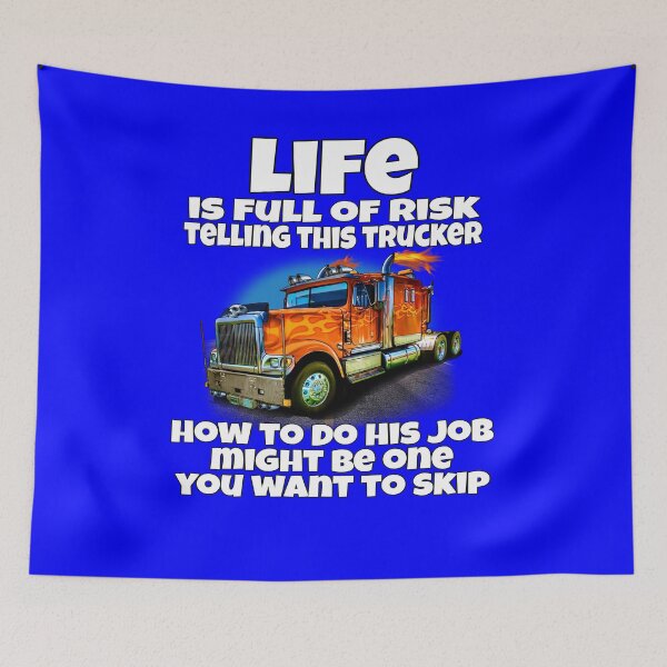Item preview, Trucker Gift Ideas Life Is Full Of Risk  designed and sold by fantasticdesign.