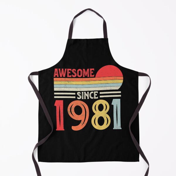 Item preview, Vintage Retro Awesome Since 1981 40th Birthday 40 Years Old designed and sold by Best Designer.