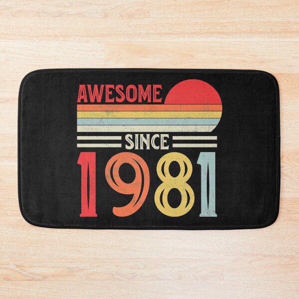 Item preview, Vintage Retro Awesome Since 1981 40th Birthday 40 Years Old designed and sold by Best Designer.