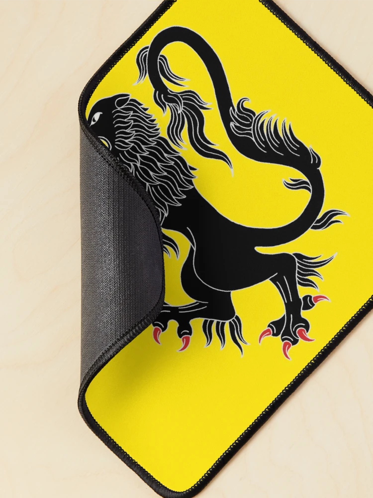 Thumbnail 2 of 5, Mouse Pad, Lion Rampant Sable designed and sold by Azure Lion Productions.