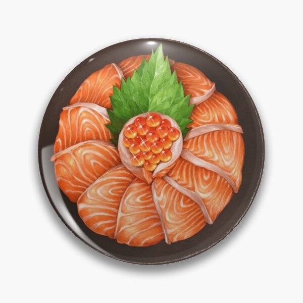 Item preview, Tazón de Sashimi de Salmón designed and sold by numerounoe.