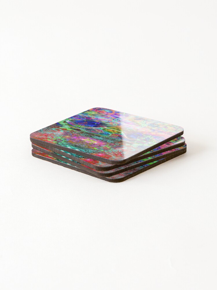 Thumbnail 4 of 5, Coasters (Set of 4), Energy Rotation designed and sold by DiscordDreams.