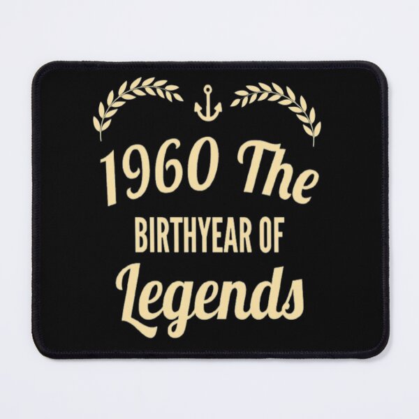 Item preview, 1960 The Birthyear Of Legends Funny Birthday Gift For grandpa & grandma designed and sold by Zoo-Moo.