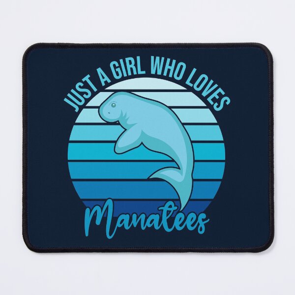 Item preview, Just A Girl Who Loves Manatees designed and sold by AmethystMurad.