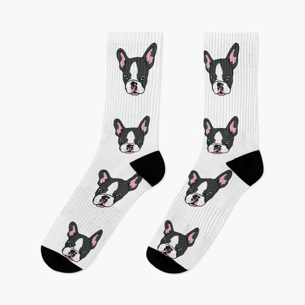 Item preview, Adorable french bulldog face stickers designed and sold by TheArtDesk.