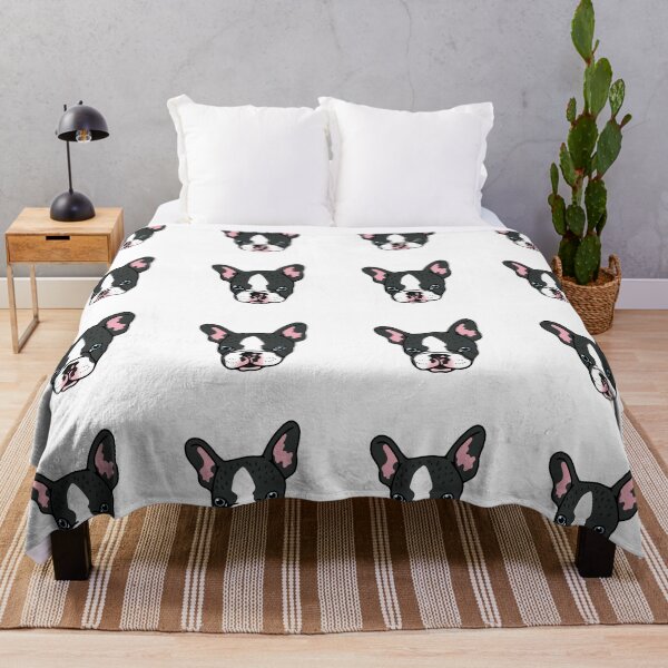 Item preview, Adorable french bulldog face stickers designed and sold by TheArtDesk.