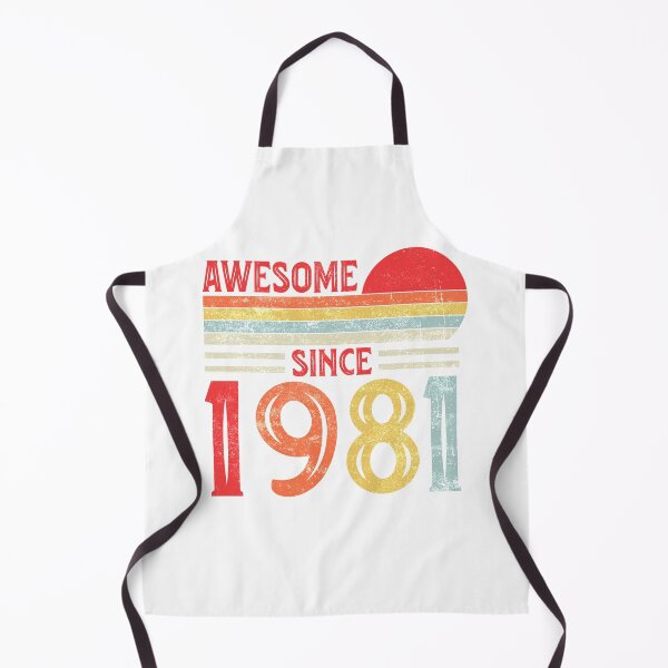 Item preview, Vintage Retro Awesome Since 1981 40th Birthday 40 Years Old designed and sold by Best Designer.